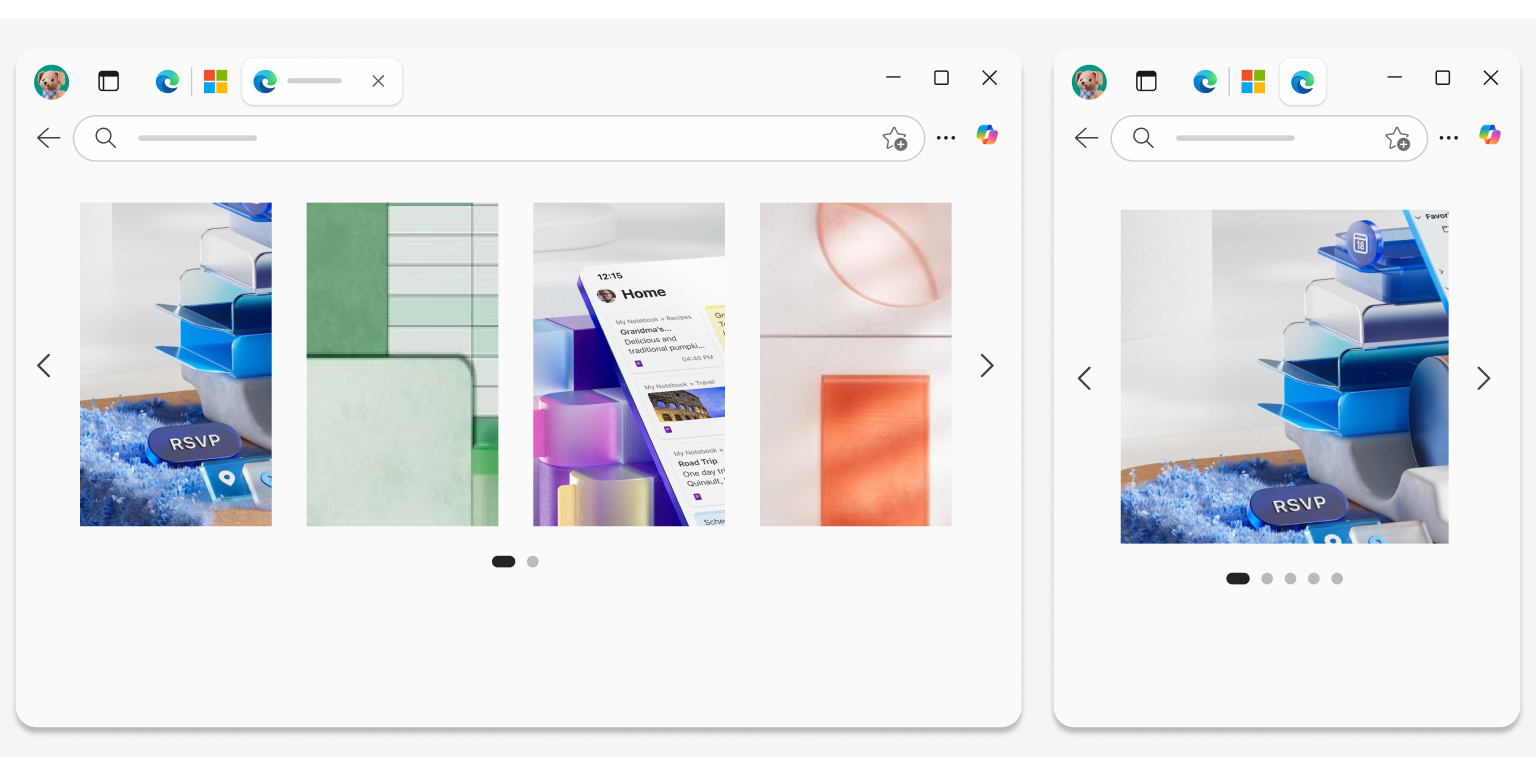 React Carousel - Fluent 2 Design System