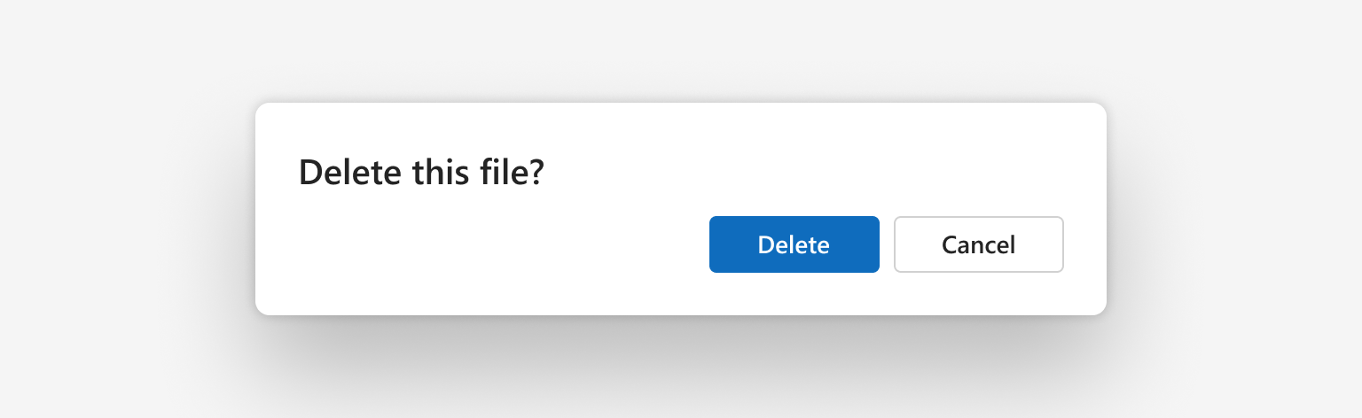 Button content patterns