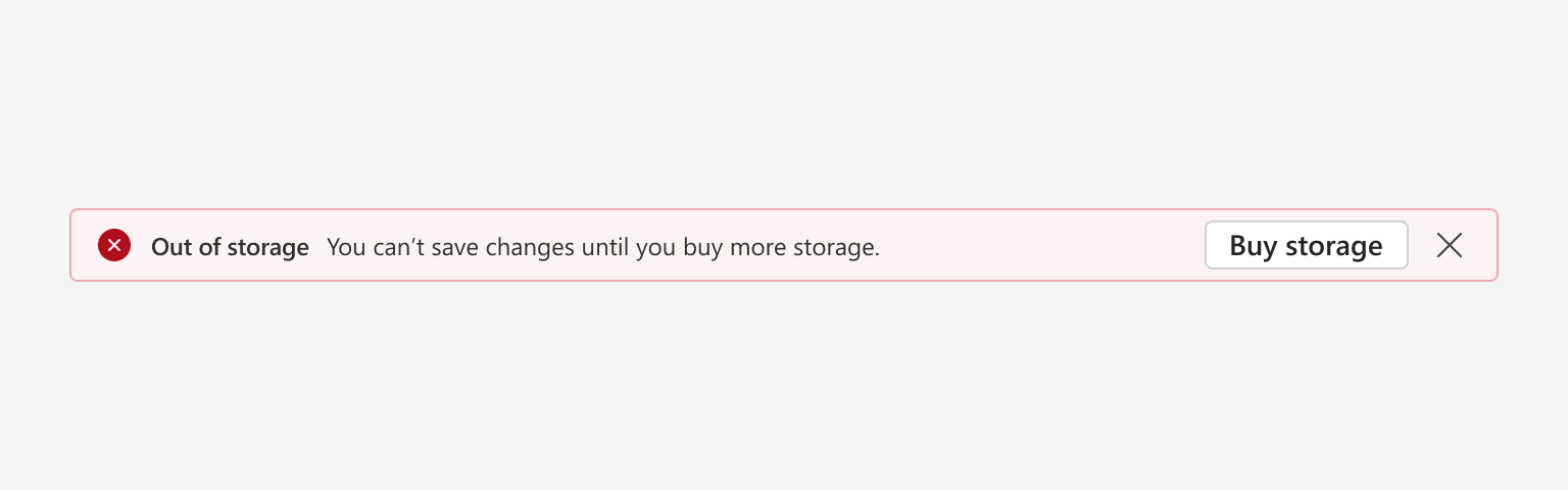 React Error Message Popup React Messagebar - Fluent 2 Design System