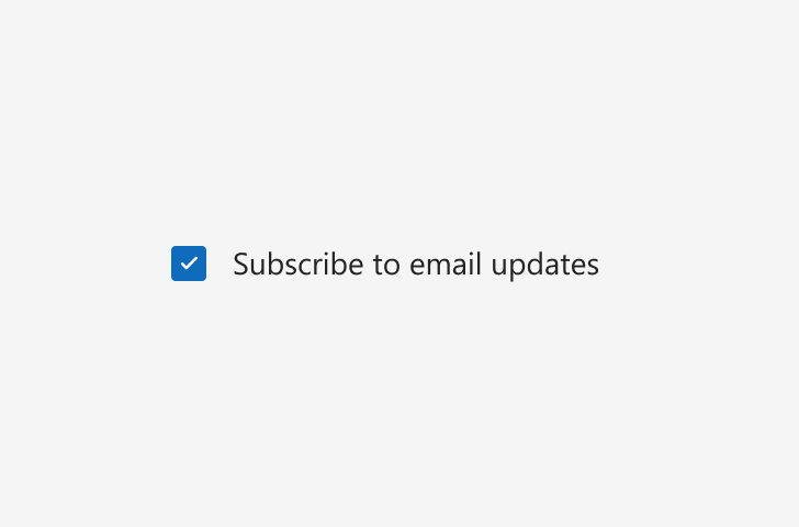React Checkbox - Fluent 2 Design System