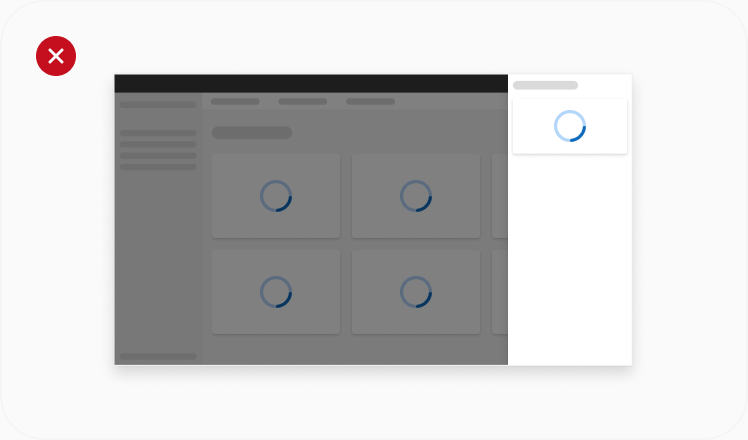 Stacking Spinner Visual Wait UX - Fluent 2 Design System