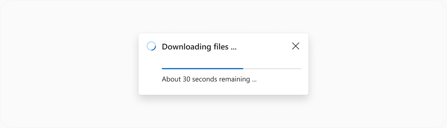 Wait Duration Ui Wait UX - Fluent 2 Design System